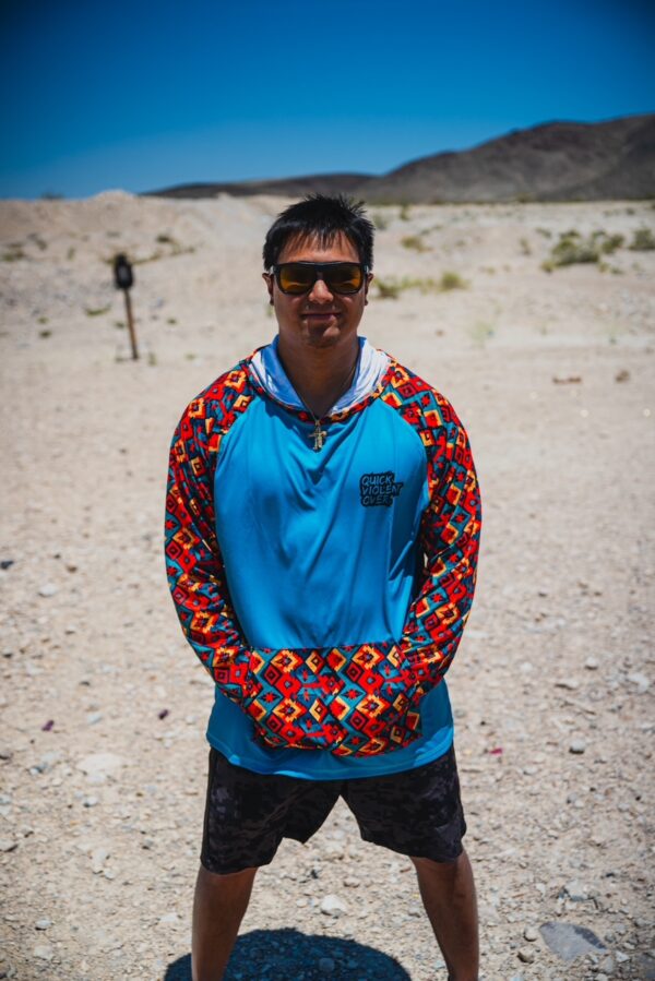 QVO "Sante Fe" UPF Hoodie - Image 2