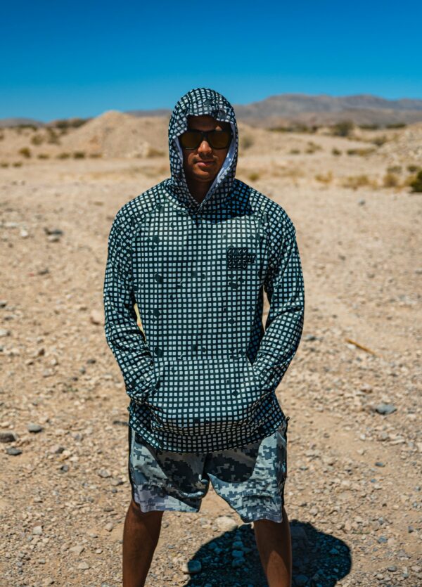 QVO "DNC Full Camo" UPF Hoodie - Image 2