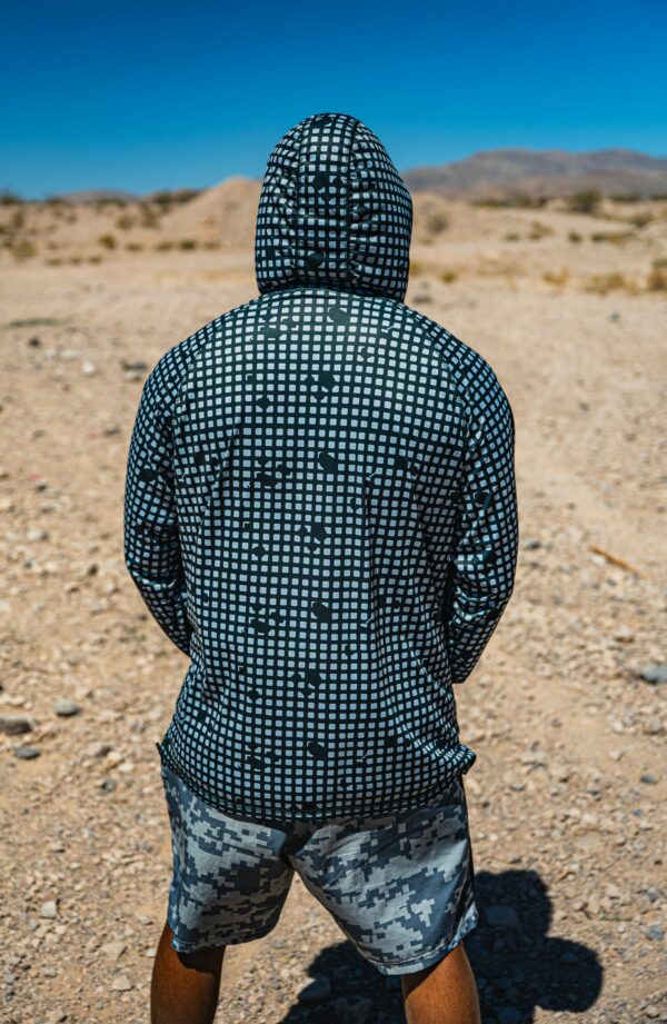 QVO "DNC Full Camo" UPF Hoodie - Image 3