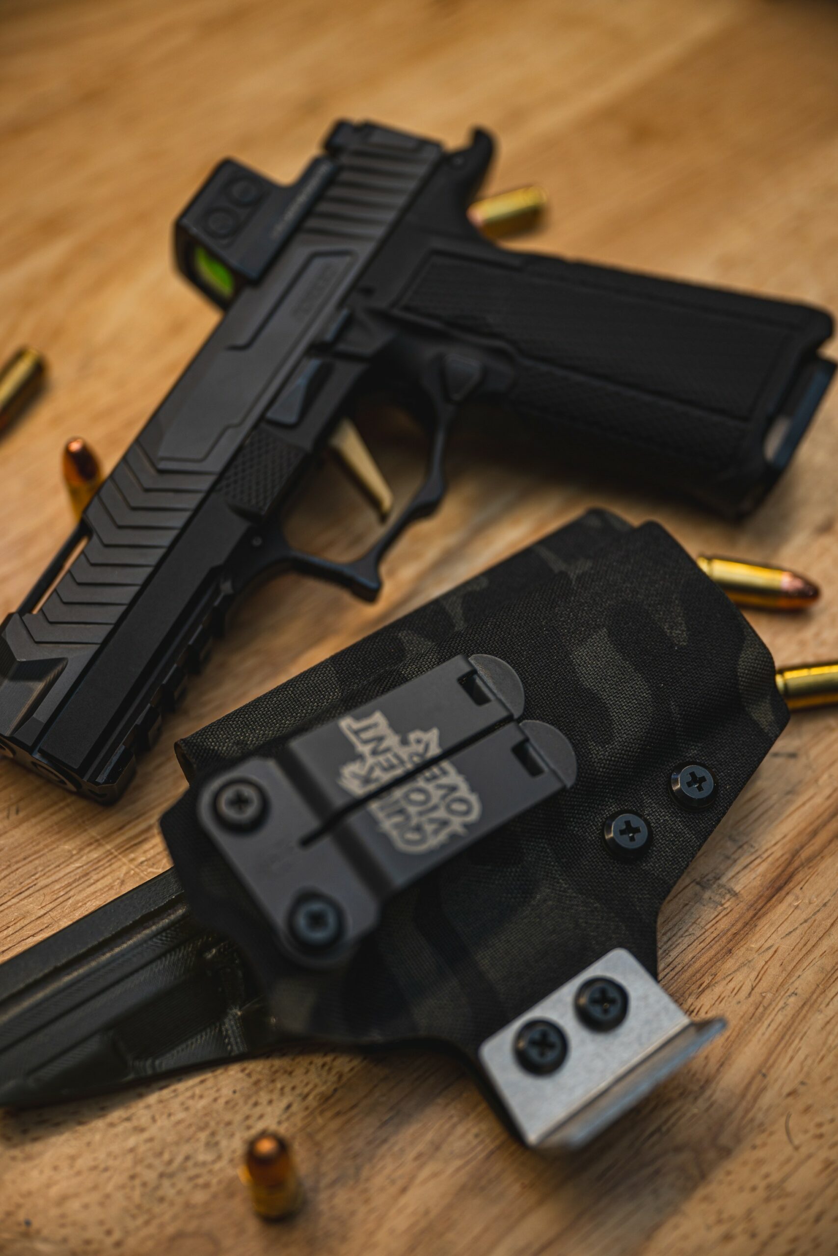 Icarus Precision 311 "More Discreet" IWB Holster - RH OD Green - Image 3